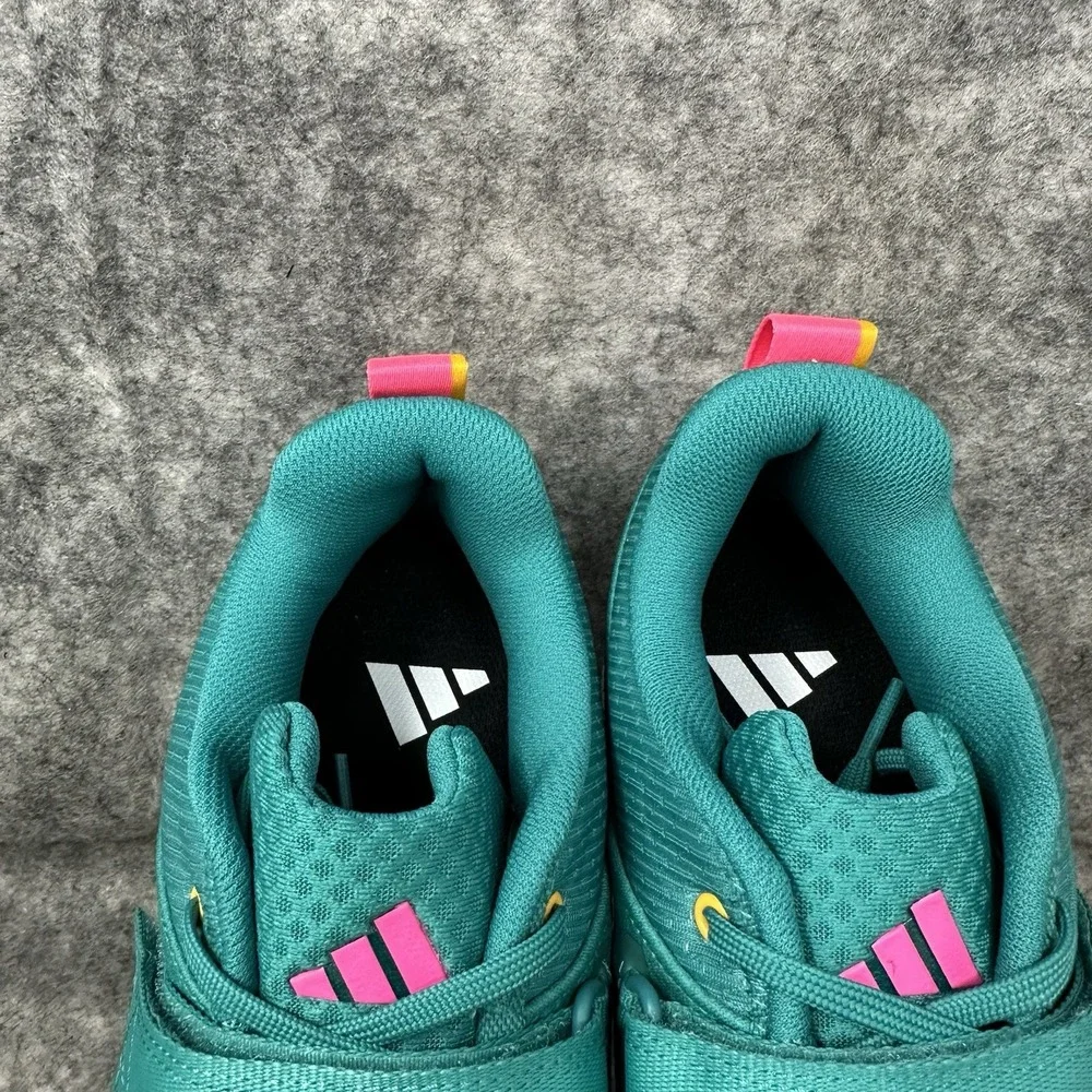 Adidas Powerlift 5 Weightlifting Shoes Mens Size 11 Teal Pink White JP9877